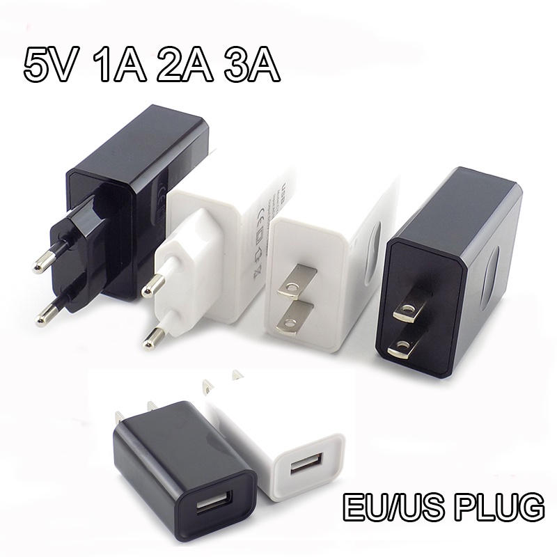 Củ Sạc 5V 1A 2A 3A Cổng USB Cho Điện Thoại