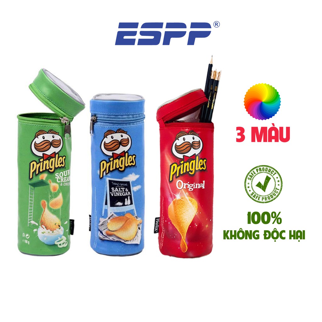 Bóp viết da hủ khoai Pringles (Giao màu ngẫu nhiên) - HELIX