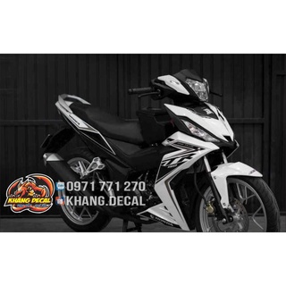Tem rời Winner GTR xe trắng tem đen