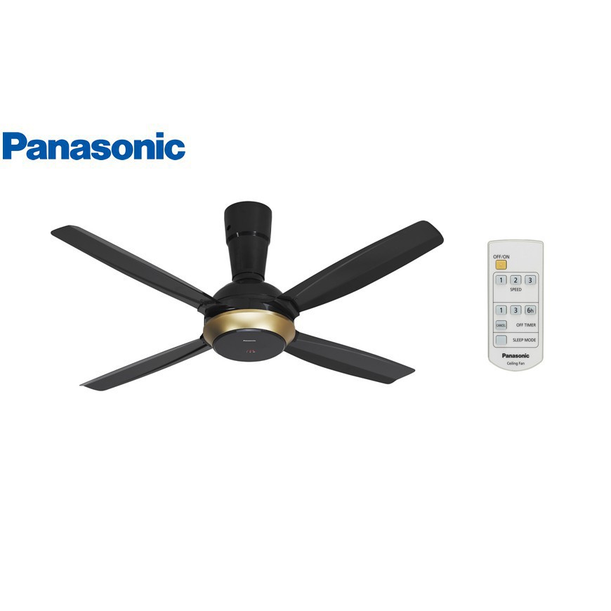 [HN123] Quạt trần 4 cánh Panasonic F-56XPG màu đen