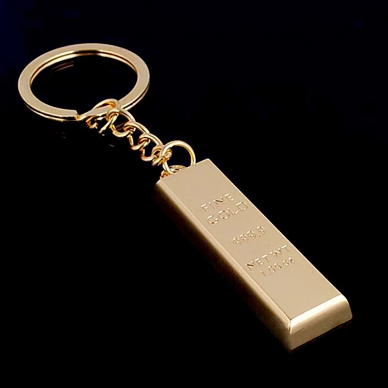 Móc Khóa Kim Loại Màu Vàng Độc Đáo Thời Trang