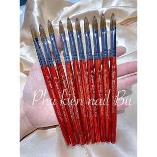 Bút đắp móng lông xịn kolinsky Germany số 14,16