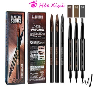 Chì kẻ mày 2in1 NoVo Makeup Seduce (KẺ MÀY + KẺ MẮT) - 2 đầu 2 chức năng