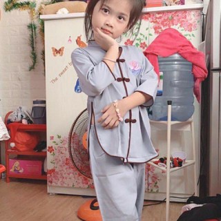 đồ lam đi chùa (cổ tàu em bé)