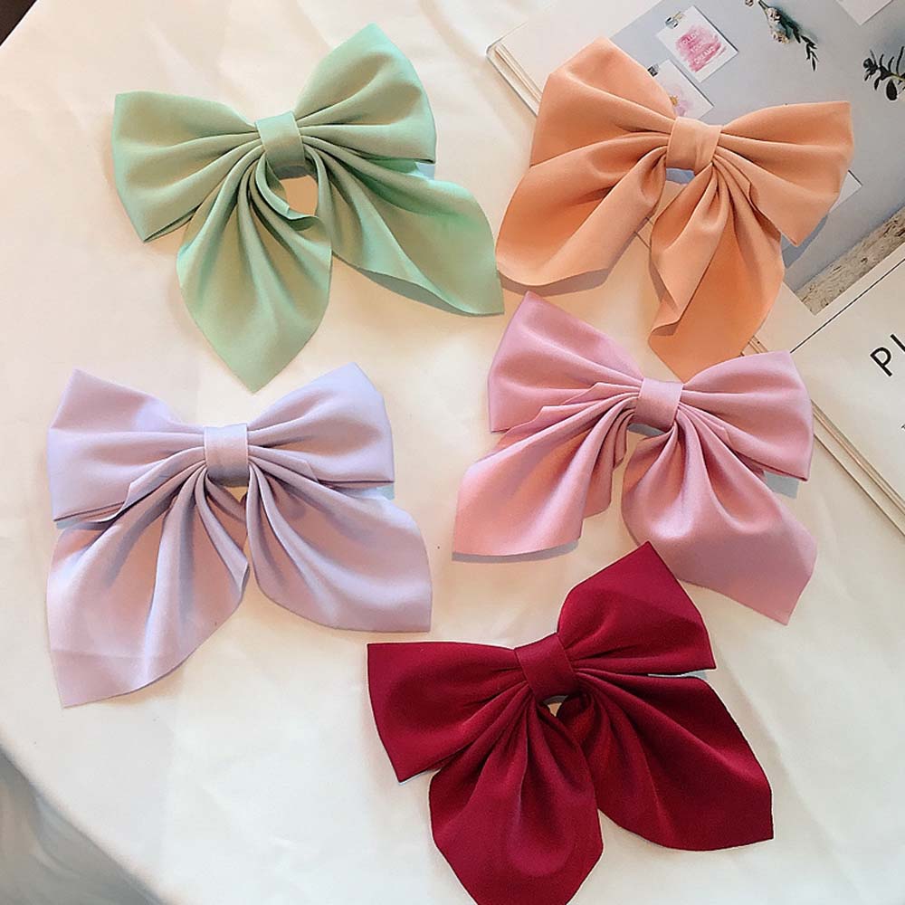 Kẹp tóc kiểu nơ dễ thương thời trang dành cho nữ