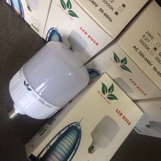 Bóng led bulb trụ giá rẻ ánh sáng trắng