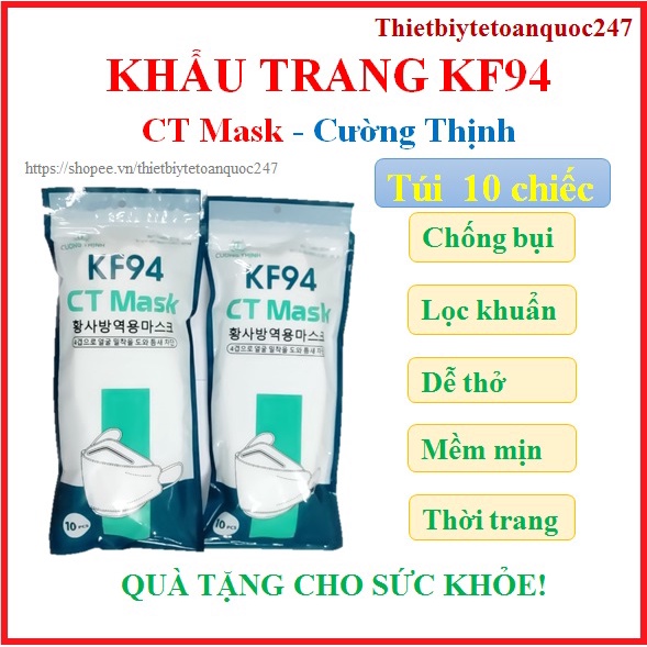Lẻ Khẩu Trang KF94 cường thịnh CT Mask - Cam Kết Chính hãng