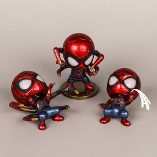 Mô Hình - Spider Man, Iron Man Có Led ( Bộ 4 )
