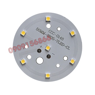 Mắt led vỉ tròn 7W chạy qua chấn lưu ,cho đèn rọi