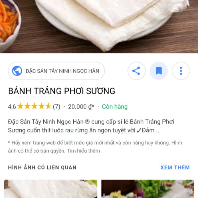 Banh trang phoi suong