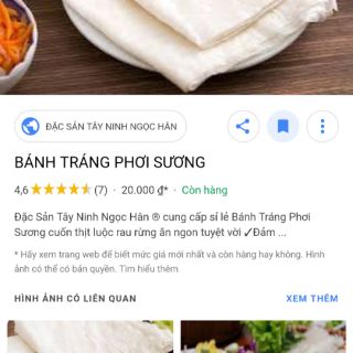 Banh trang phoi suong