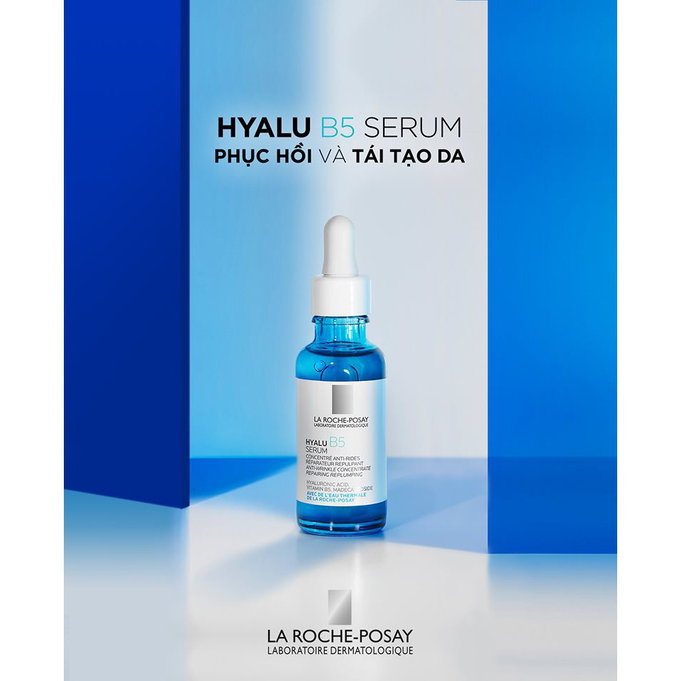 Sample La Roche Posay Chính Hãng-  Serum Hyalu B5 La RochePosay Dưỡng Căng Mượt Và Tái Tạo Da 1.5ml