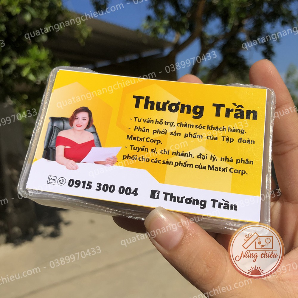 In Card visit, Namecard nhanh, Thẻ Tích Điểm, Tag, Voucher in theo yêu cầu của khách hàng