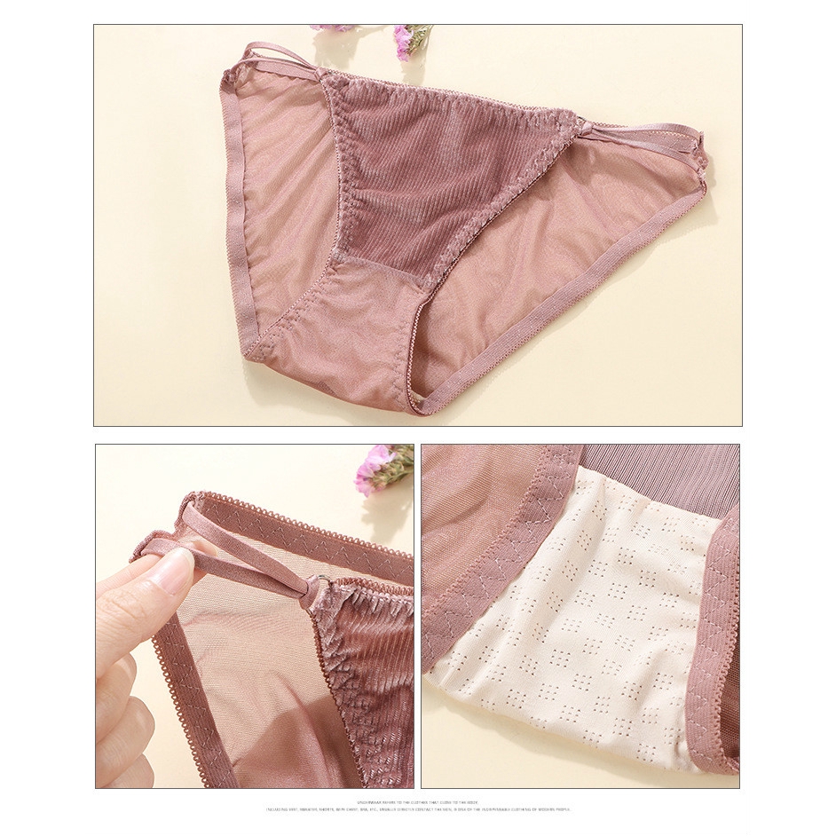 Bộ Đồ Lót Mỏng Phối Khóa Trước Kiểu Pháp Quyến Rũ Cho Nữ | BigBuy360 - bigbuy360.vn