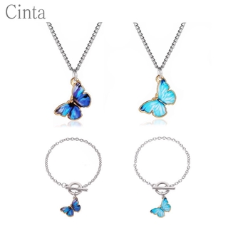 Dây Chuyền Lisa Cùng Hình Bướm Đính Đá Xinh Xắn Cho Nữ vòng cổ