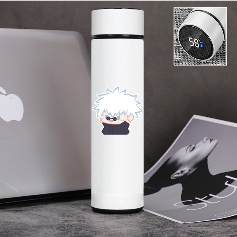 Bình giữ nhiệt đựng nước in hình JUJUTSU KAISEN VER TẬP THỂ DỤC tiện lợi xinh xắn anime chibi
