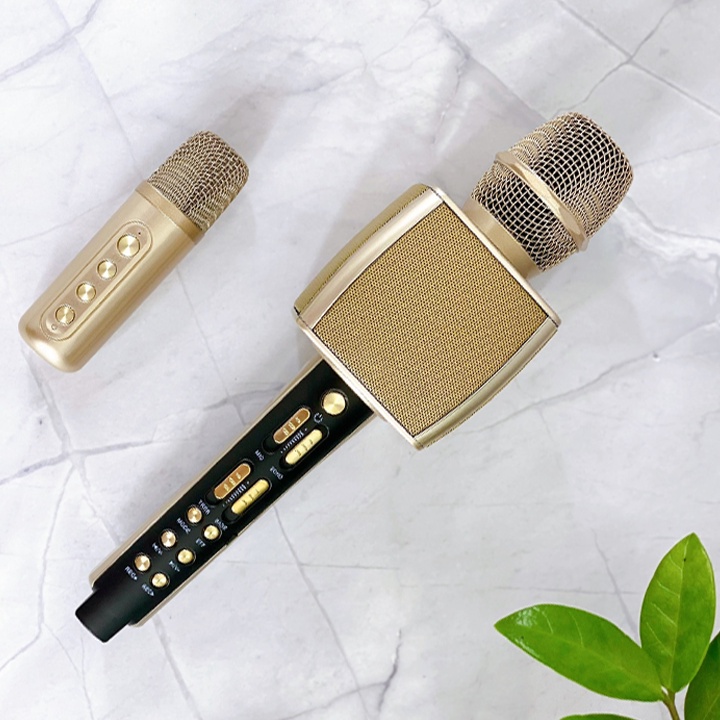 Micro bluetooth YS98 - kèm micro hát Song Ca không dây tiện lợi, công suất lớn,hỗ trợ nhiều hiệu ứng âm thanh trên mic