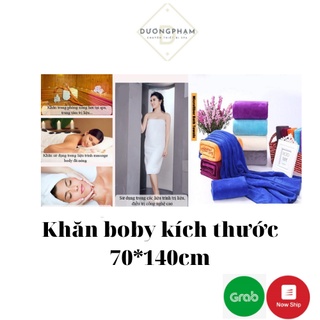 Khăn Quấn Body,Mềm Mịn dùng cho spa(kích thước 70*140cm)