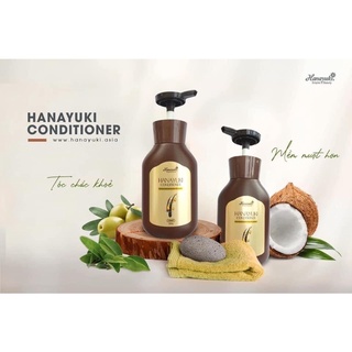 Bộ Dầu Gội Xả HANAYUKI Ngăn Rụng Suôn Mượt Tóc