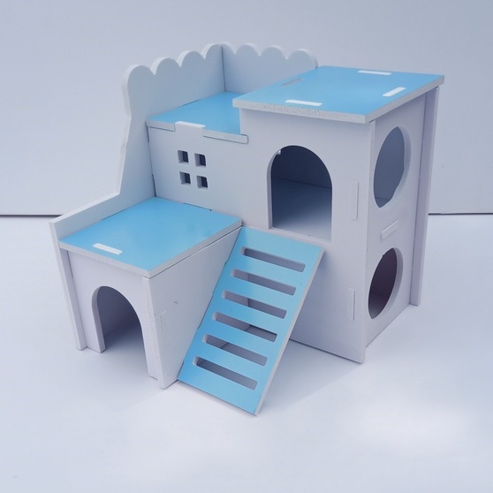 Nhà ngủ hiện đại paris cho hamster kích thước 15x15.5x15cm - XNTC03