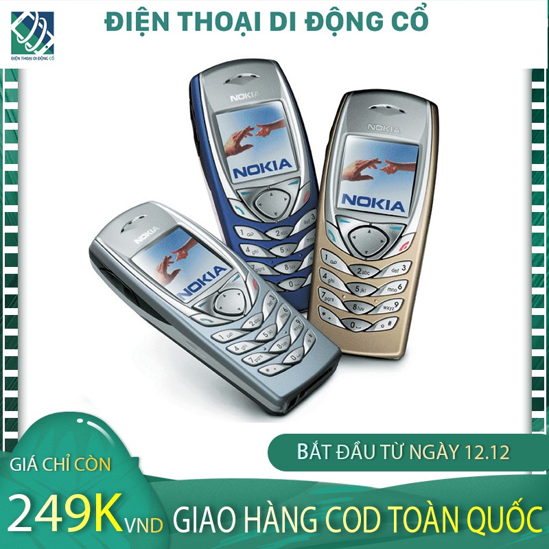 Điện Thoại Cổ Nokia 6100 full Phụ Kiện, Máy Đẹp Lung Linh -  BH 1 đổi 1 trong 1 tháng đầu tiên