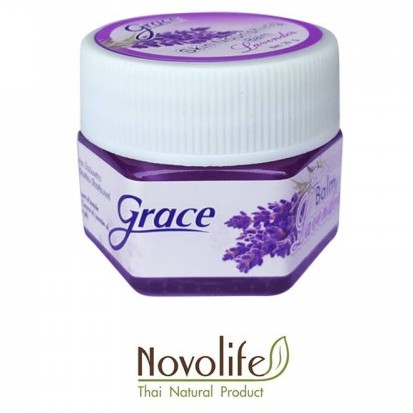 Dầu Cù Là Giúp Ngủ Ngon Ngon, Thư Giãn GRACE Skin Nourishing Balm Lavender 20g - Thái Lan