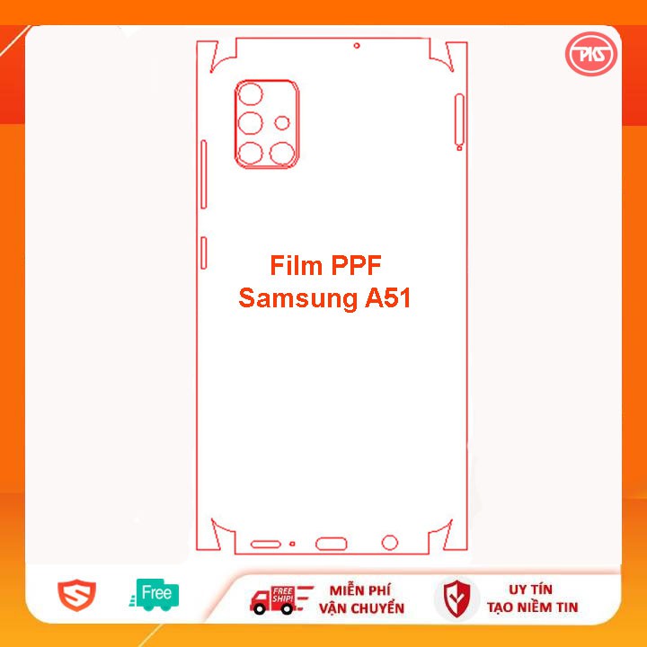 Dán Film PPF 4 lớp Samsung A51