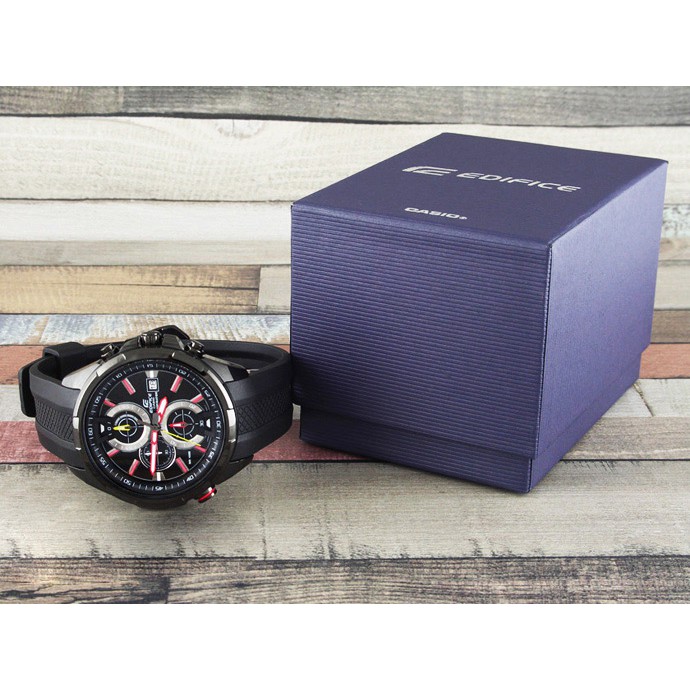 Đồng Hồ Nam Casio Edifice EFR-536PB-1A3VDF Dây Nhựa - Chống Nước 100m