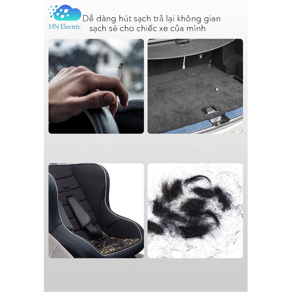 Máy hút bụi_Máy hút bụi trên ô tô thế hệ mới thiết kế sang trọng mạnh mẽ lực hút lên đến 5000pa !! | BigBuy360 - bigbuy360.vn