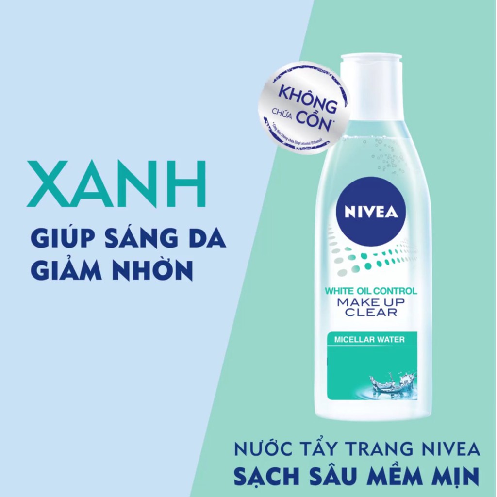 Nước tẩy trang Nivea không cồn-200ml