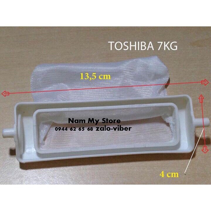 Túi lo máy giặt Toshiba chính hãng lưu ý so sánh hình với cái cũ giống vừa khít nhé
