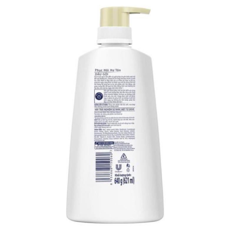 Dầu Gội Và Dầu Xả Dove Phục Hồi Hư Tổn 640g và 610g | BigBuy360 - bigbuy360.vn