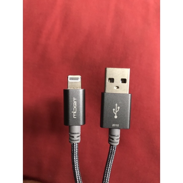 Cáp Lightning MFI 1m Mbest DS949-WB Xám