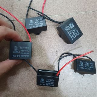 Tụ quạt các loại mi 1,5mi ,2mi,2,5mi 3mi ,5m giá bán 1 con
