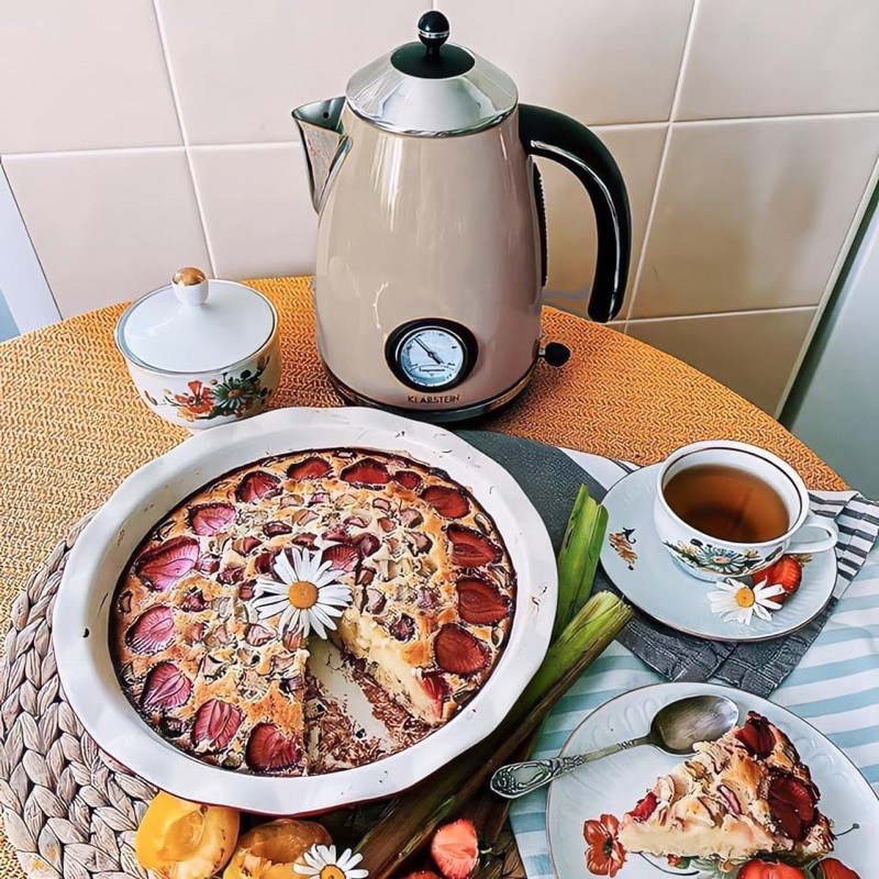 🇩🇪 HÀNG ĐỨC Ấm siêu tốc Klarstein Germany - phong cách RETRO siêu SANG - XỊN -ĐẸP