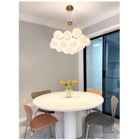 Đèn chùm thả hình mặt trăng Moon series phong cách Bắc Âu sang trọng
