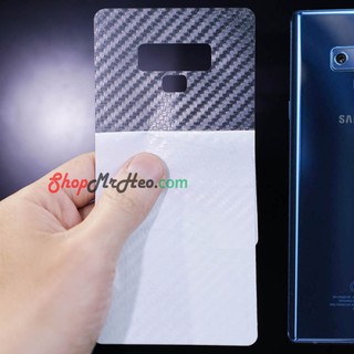 Bộ 3 Skin Dán Mặt Lưng Vân 3D Samsung Note 9