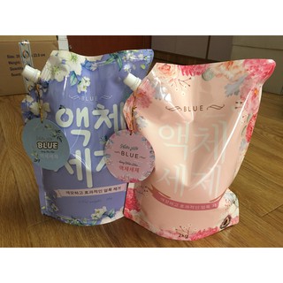 TÚI 2kg (2 LÍT) NƯỚC GIẶT BLUE HÀN QUỐC SIÊU THƠM