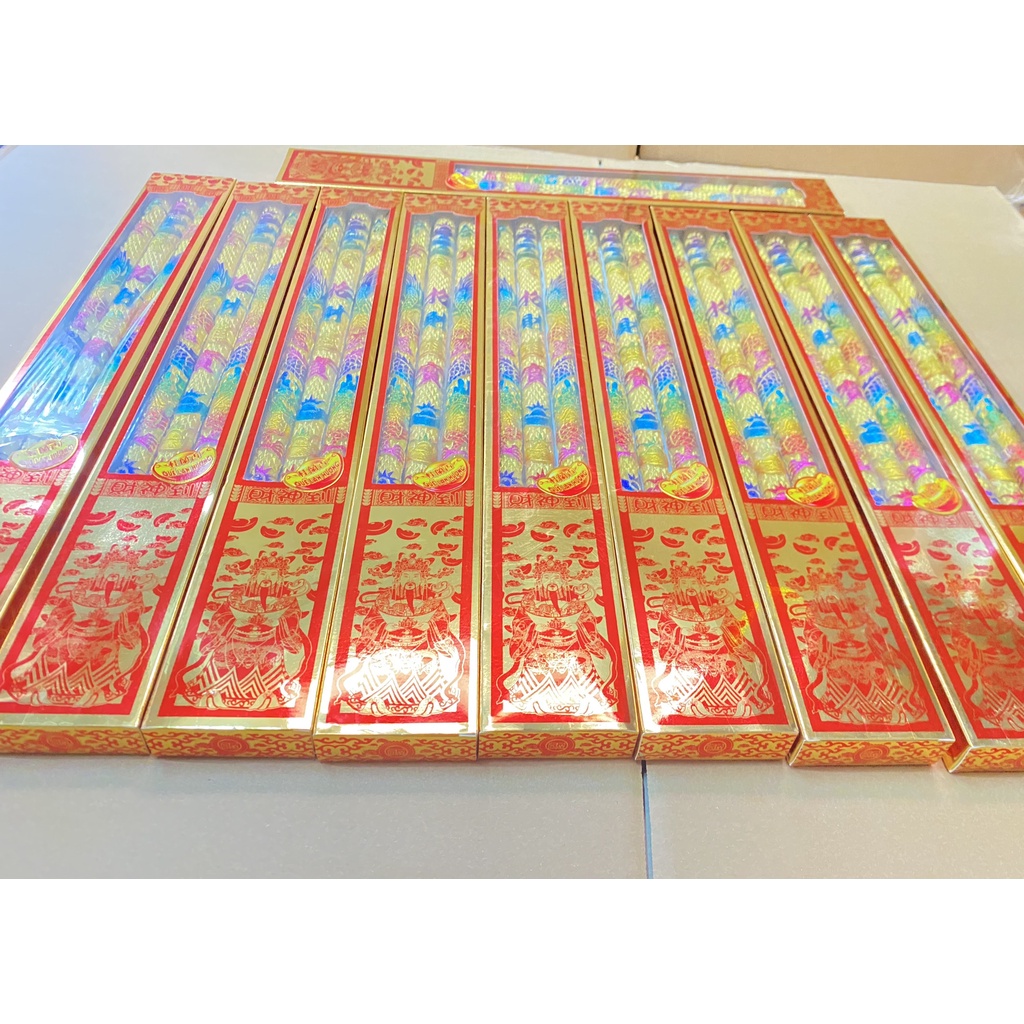 Nhang 3 Cây Chạm Rồng Nổi [5 tấc] - Hàng Mã Thiên Lộc