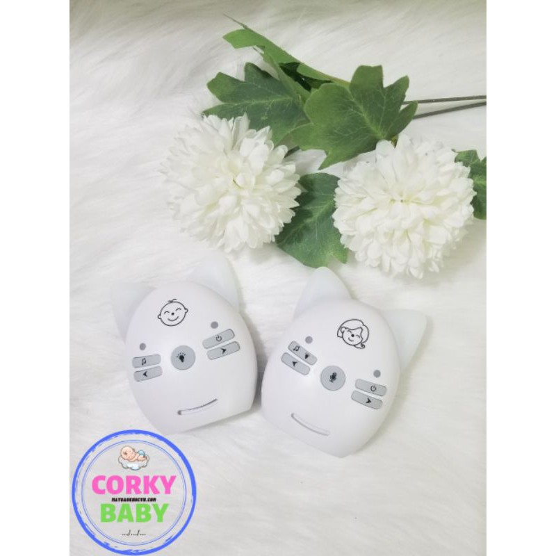 [hàng có sẵn]Máy báo khóc Corky Baby mbk00 - không cần cắm điện, loa to, tiếng rõ, giao tiếp 2 chiều giữa mẹ và bé yêu