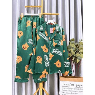 Bộ pijama Satin lụa bigsize tay dài