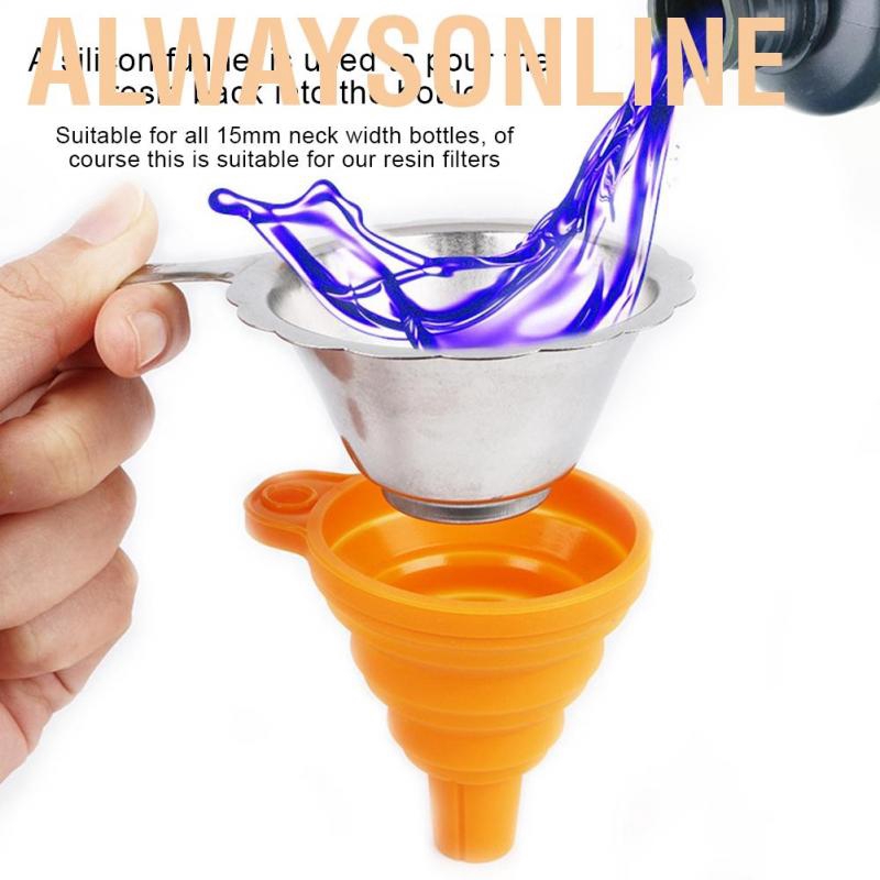 Alwaysonline 3D Printer Photosensitive Resin Filter Funnel Combination Light Curing Consumable