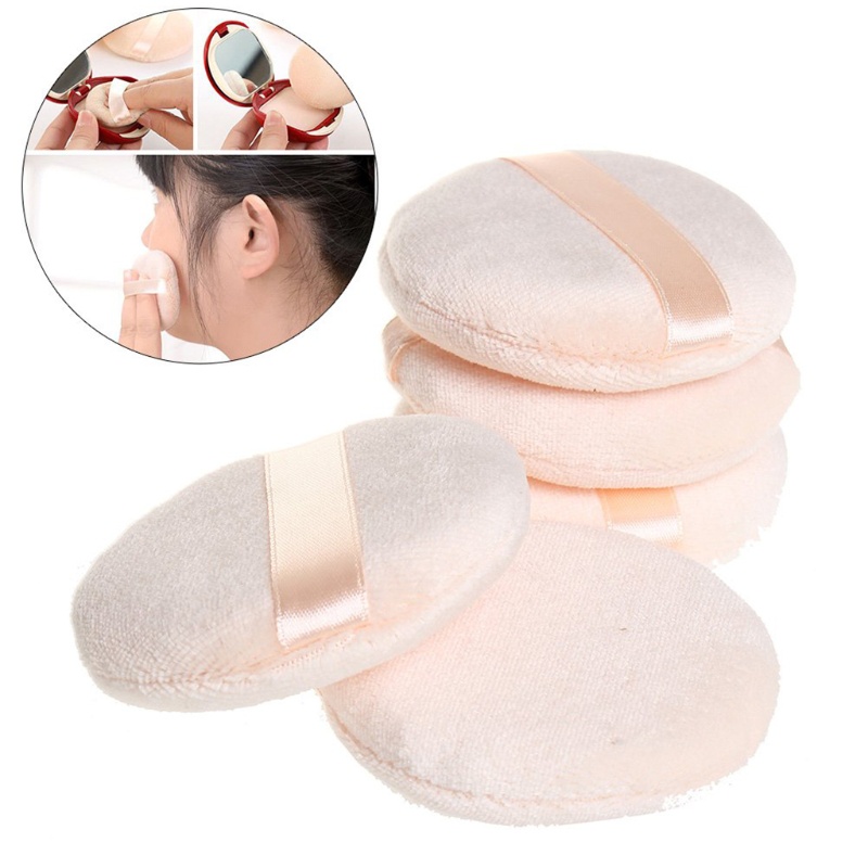 Bông Phấn Cotton Nguyên Chất 3 15 inch Có Dây Đeo Dùng Đánh Phấn Nền / Phấn Phủ