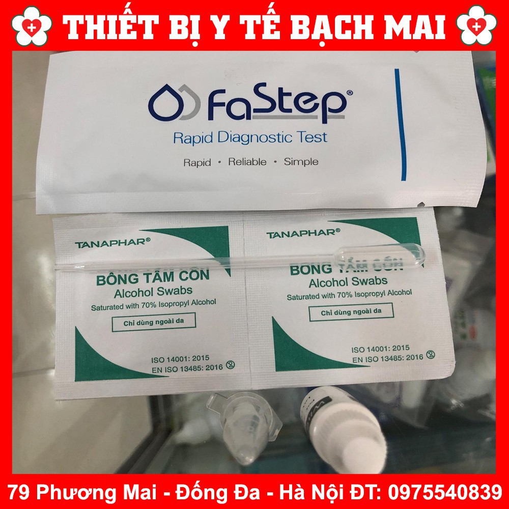 TBYT999 Que Thử Test Thử Nhanh HIV Tại Nhà FASTEP Mỹ STRIP HIV RAPID TEST xác thực 99,99% - Kèm Clip hướng dẫn NEW