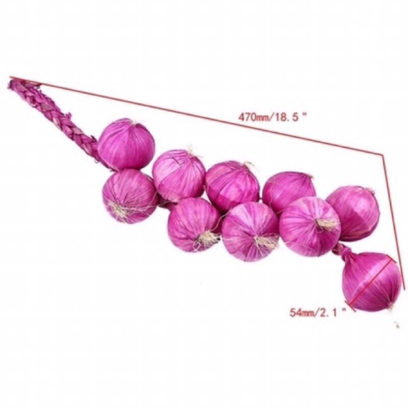 Dây hành tỏi ớt, lạc, ngô... giả y như thật ,hàng cao cấp 50cm, trang trí quán ăn nhà bếp