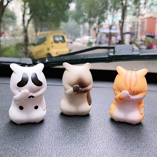 Mô hình để bàn trang trí hình chú mèo dễ thương xinh xắn