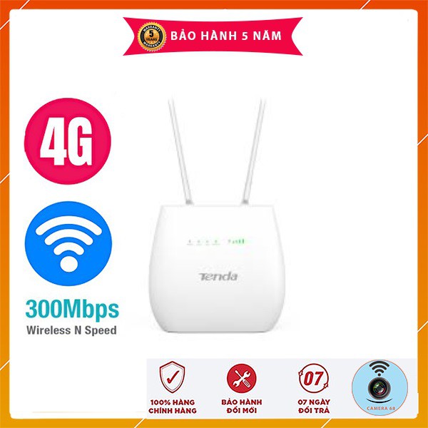TENDA BỘ PHÁT WIFI 4G / 3G LTE - 4G03 4G680 4G180 - CÓ CỔNG LAN - CHÍNH HÃNG 36 THÁNG Văn Phòng  Xe Khách, Lắp Cam
