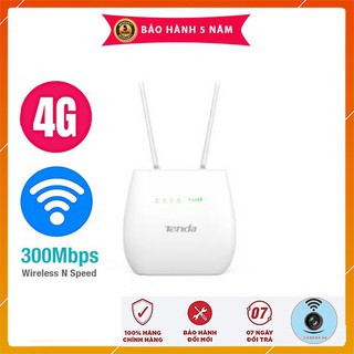 TENDA BỘ PHÁT WIFI 4G / 3G LTE - 4G03 4G680 4G180 - CÓ CỔNG LAN - CHÍNH HÃNG 36 THÁNG Văn Phòng  Xe Khách, Lắp Cam