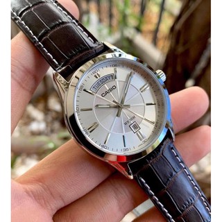 Đồng hồ nam Classic Casio MTP-1381L-7A - Kích thước vỏ: 46,6 × 39,9 × 8,9mm