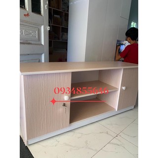 Kệ tivi nhựa đài loan ngang 120 cao 50 sâu 35 vân gỗ nhạt(TPHCM)